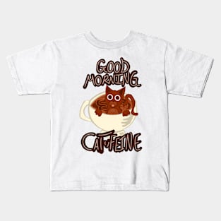 Good Morning Cat•Feine V28 Kids T-Shirt